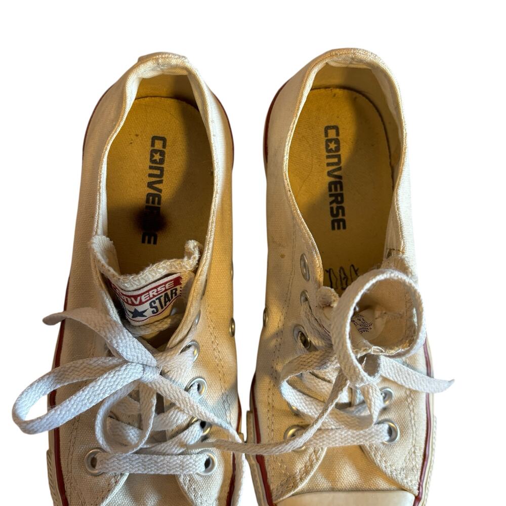 Converse Chuck Taylor All Star Low Top Sneakers Women‎ 7.5  Classic White Canvas - Picture 5 of 12